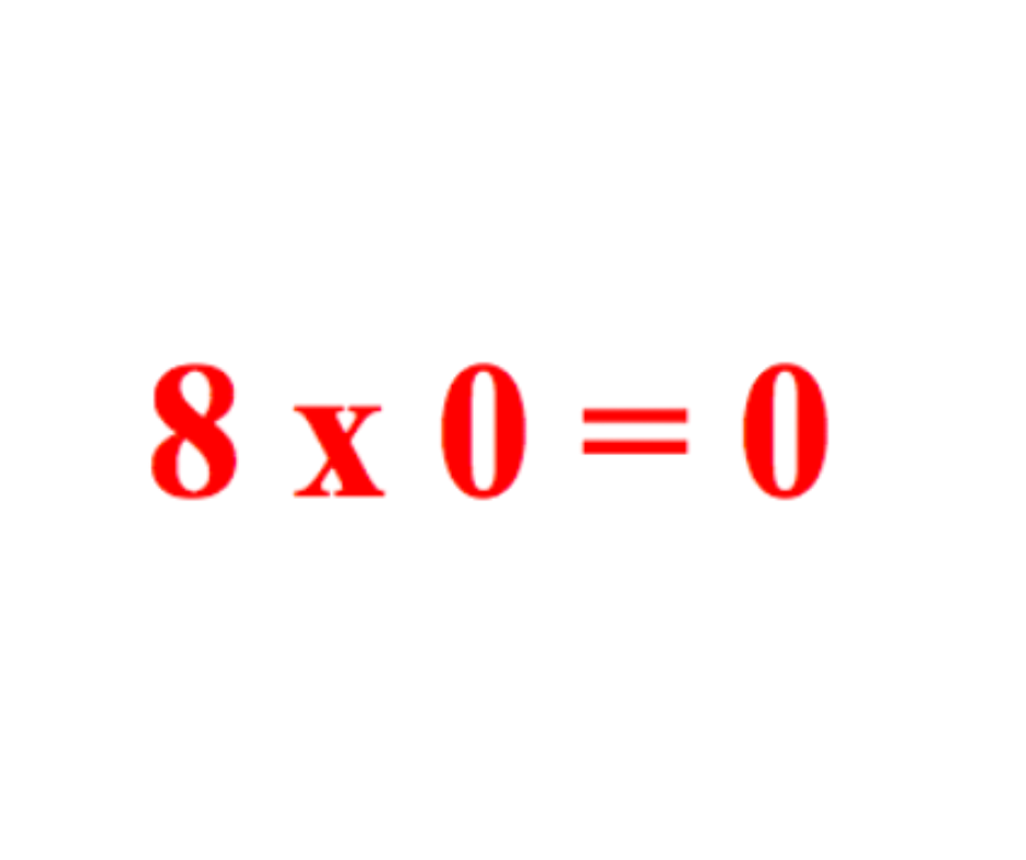 <p>When you multiply a factor times zero the product (answer) is zero.</p>
