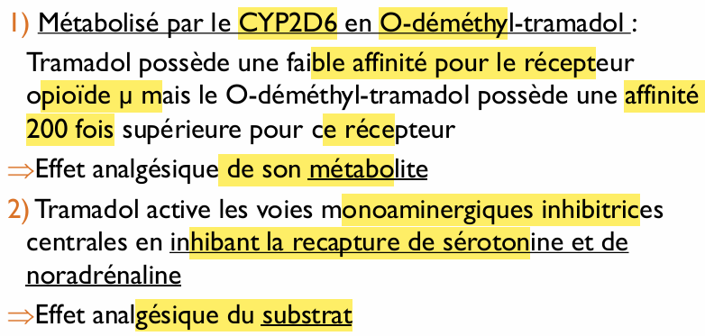 <p>c’est pour ca que favorise le syndrome sérotoninergique </p>