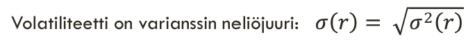 <p>varianssin neliöjuuri</p>
