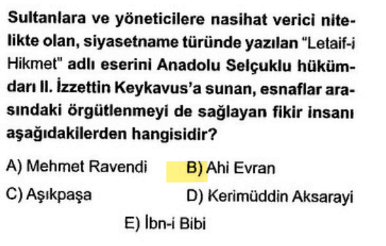 <p>Ahilik teşkilatının kurucusudur. Eşi Fatma Bacı da <strong>Bacıyan-ı Rum</strong> (Dünyanın ilk kadın teşkilatı) kurucusudur.</p>