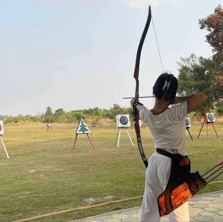 <p>the sport of shooting arrows with a bow. She took up ___ as a new hobby.</p>