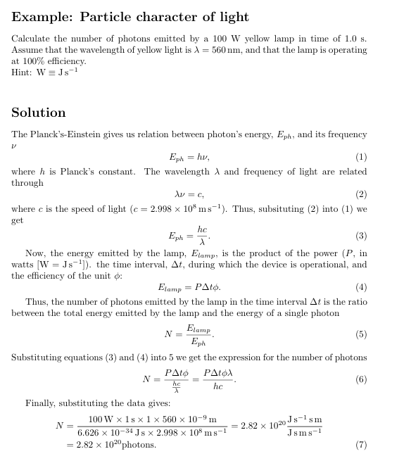 <p>c=v x lambda, v (Hz/s-1) frequency</p>