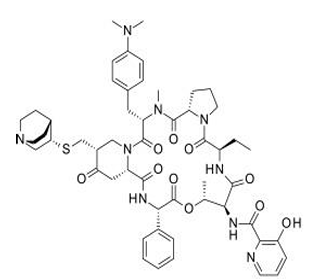 <p>[STREPTOGRAMINS]</p><p>a. Pristinamycin</p><p>b. Quinupristin</p><p>c. Daflopristin</p><p>d. Linezolid</p>