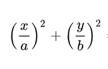 <p>Parameterization of an Ellipse</p>
