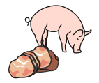 <p>thịt</p>
