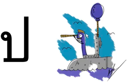 <p>P - voiceless (The boat has a balloon to float and sPy). Male</p>