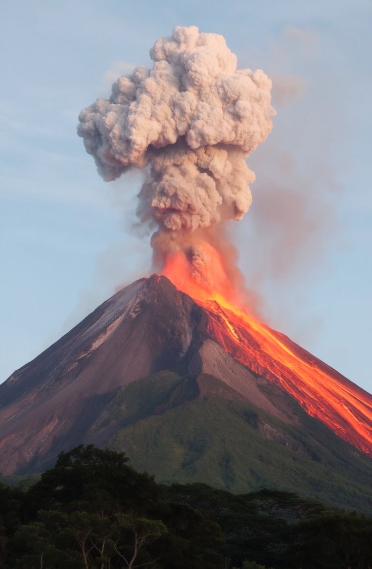 <p>Magma. And when it rises to the mantle it’s called lava</p>