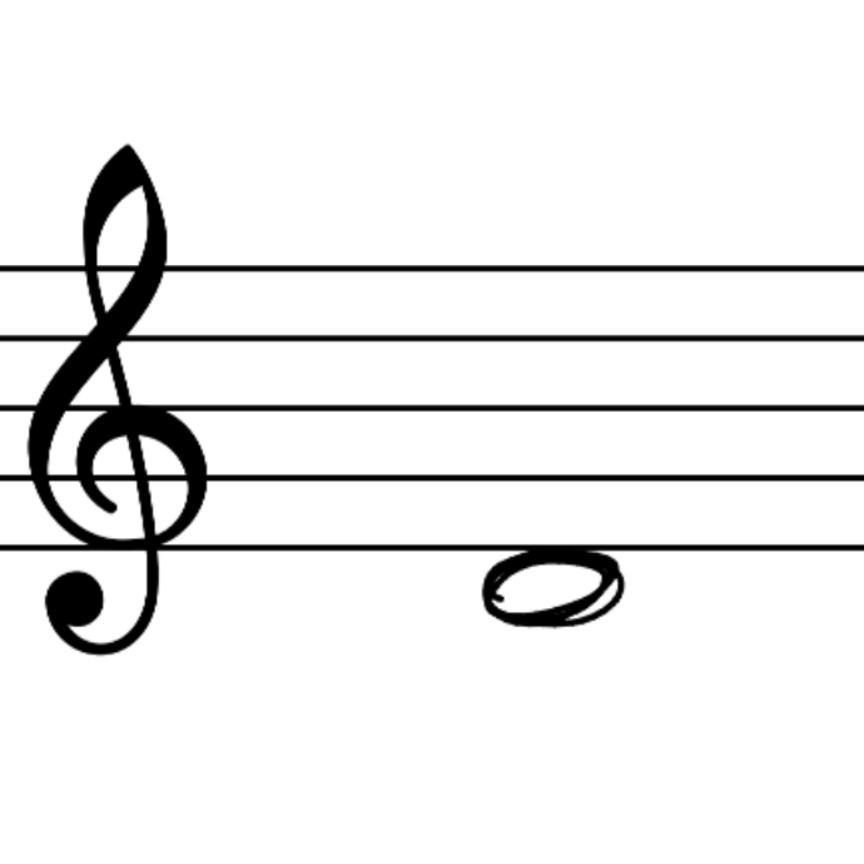 <p>Second string on the left, no fingers</p>