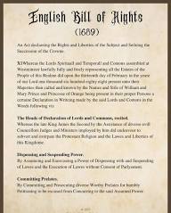 <p><span style="line-height: 17.120001px;"><strong>English Bill of Rights</strong></span></p>