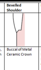 <p>buccal of metal </p><p>ceramic crown</p>
