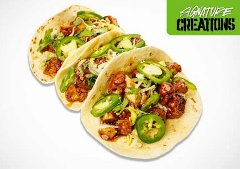 <p>GENERAL TSO'S TACO TRIO</p>