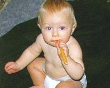 <p>when does this reflex occur? - finger foods</p>