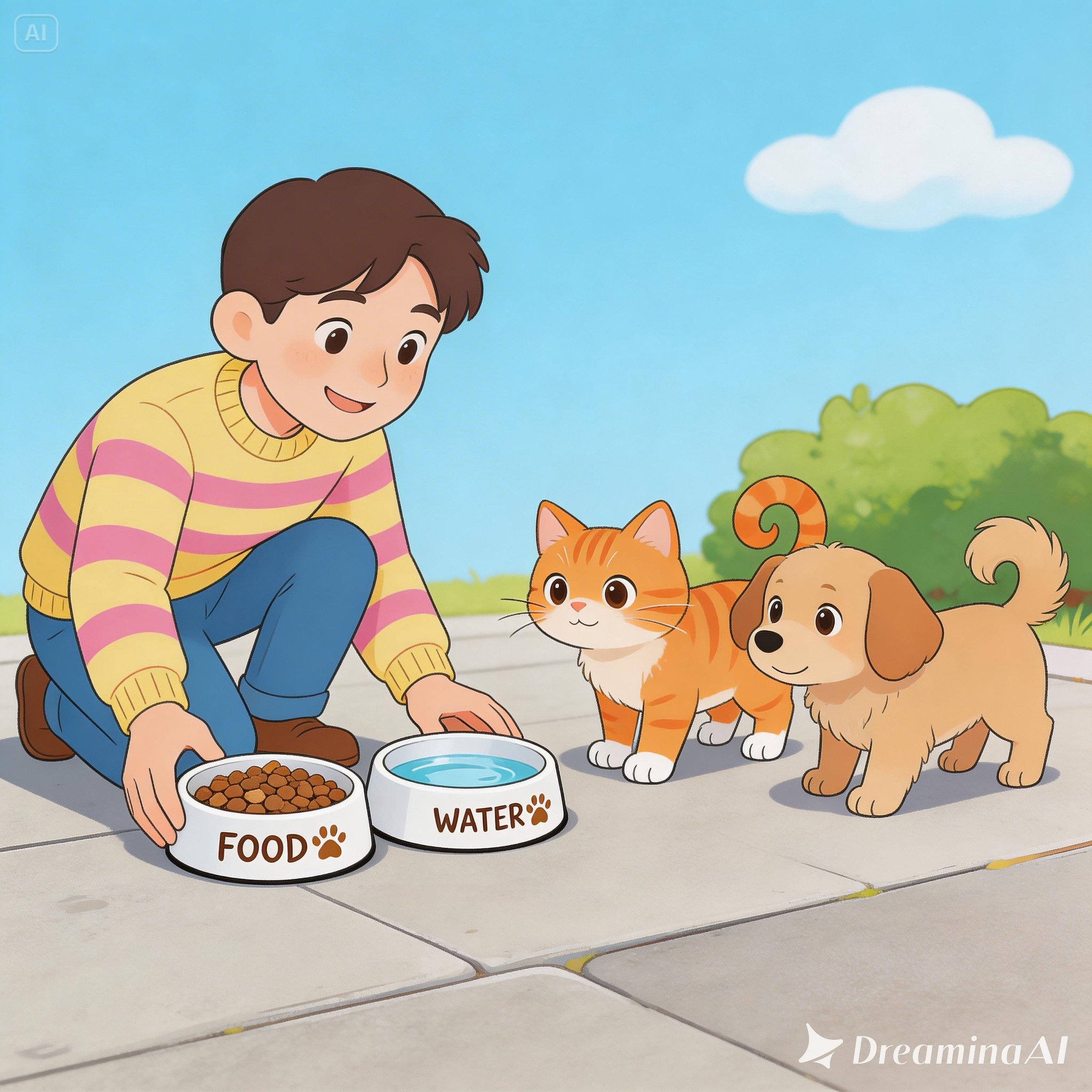 <p><span>Feed stray animals</span></p>