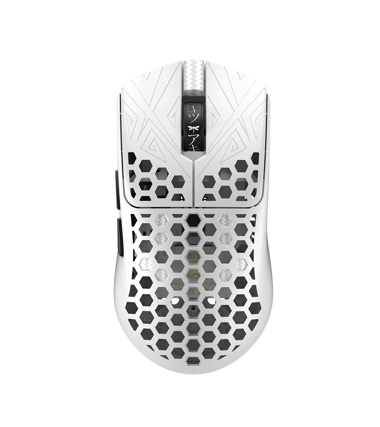 <p>TENKO<span data-name="registered" data-type="emoji">®</span> - AKITSU MEDIUM 40g Carbon Fiber 8K Wireless Gaming Mouse</p>