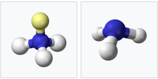 <p>Shape: Trigonal Pyramid</p><p>Bond Ang: < 109.5</p><p>Ex: NH<sub>3</sub></p>