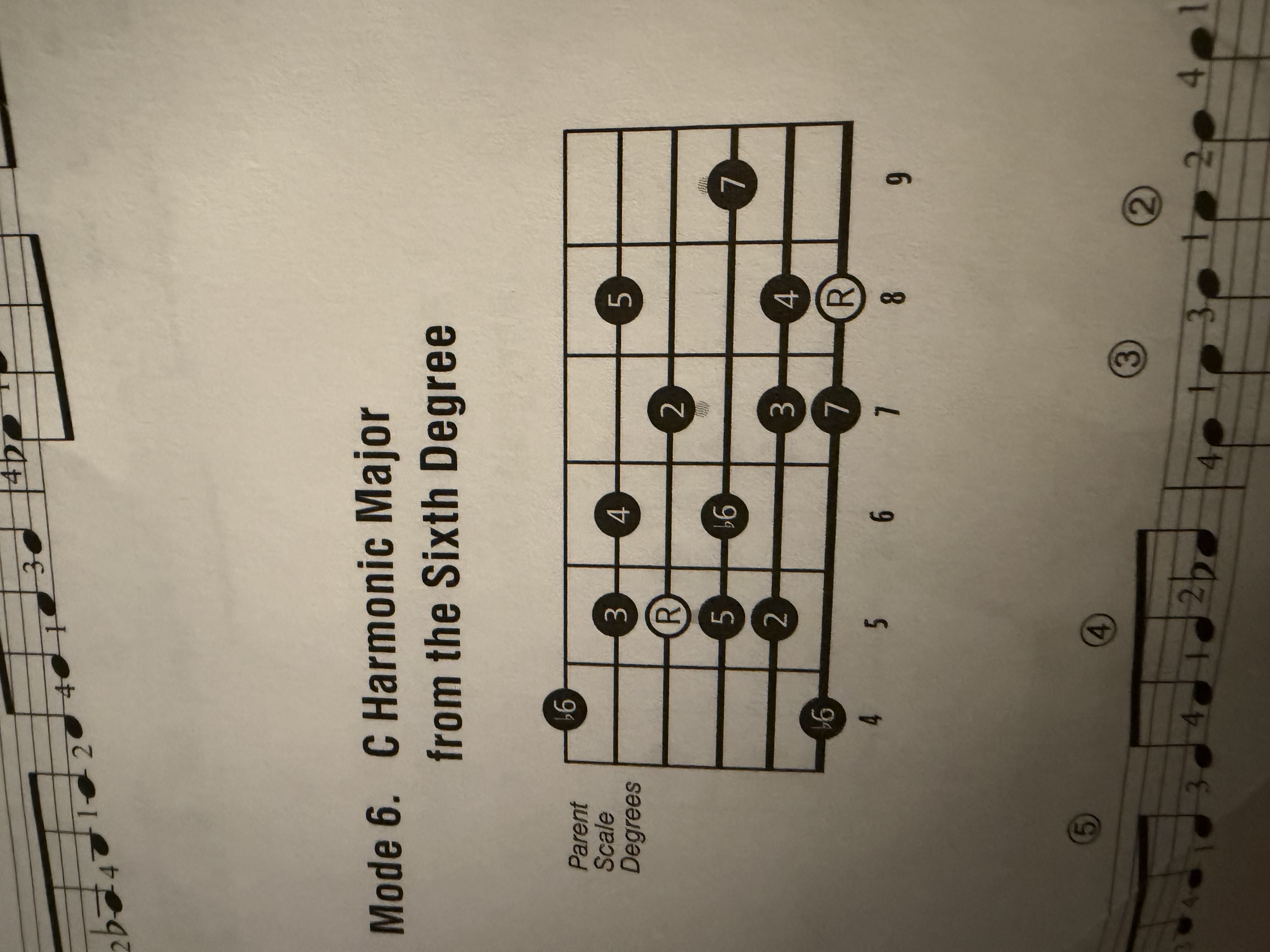 <p>Harmonic Major 6th Degree</p>
