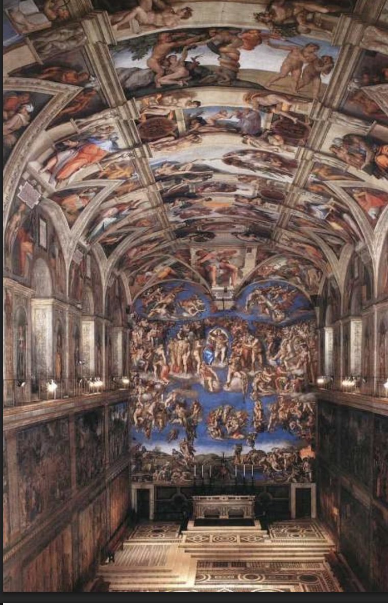 <p>The Sistine Chapel</p>