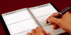 <p>an agenda / planner</p>