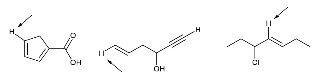 <p>What is the pka for Vinyl (Alkene)?</p>