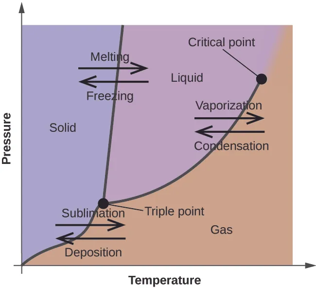 <p><span>Which of the following statements about phase diagrams is </span><strong>correct</strong><span>?</span><br>&nbsp;</p><p>A. Heating and cooling curves cannot provide any information for constructing phase diagrams.</p><p>&nbsp;</p><p>B. A phase diagram shows only the boiling points of a substance at various temperatures.</p><p>&nbsp;</p><p>C. Phase diagrams are unrelated to the equilibrium vapor pressure of a liquid.</p><p>&nbsp;</p><p>D. A phase diagram combines the pressure–temperature relationships for solid-liquid, liquid-gas, and solid-gas equilibria.</p>