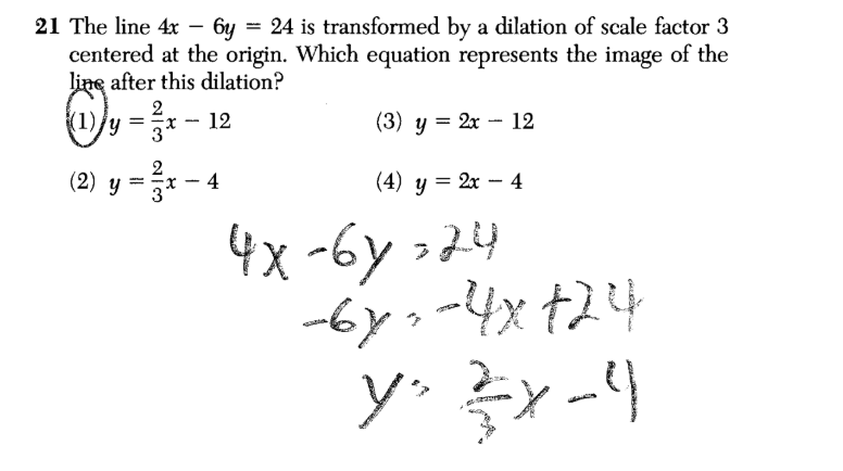 <p>1) y = 2/3x - 12</p>