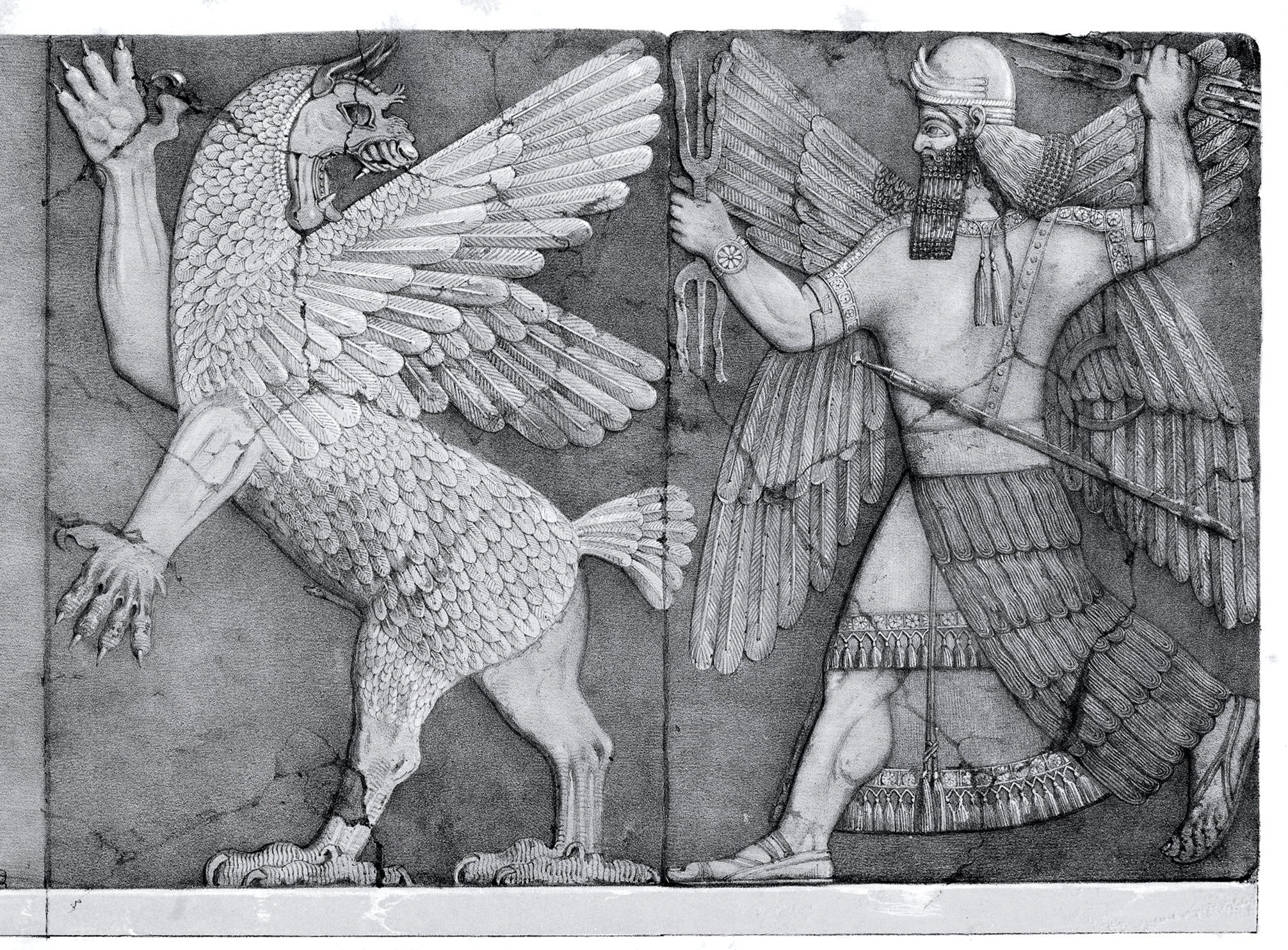 <p>Marduk was the supreme patron deity of Babylon</p><ul><li><p>son of Ea (god of wisdom)</p></li><li><p>personified the triumph of civilization over chaos, governing creation, and justice</p></li></ul><p></p>