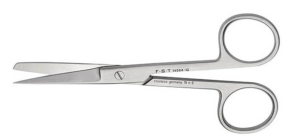 <p>To cut suture</p>