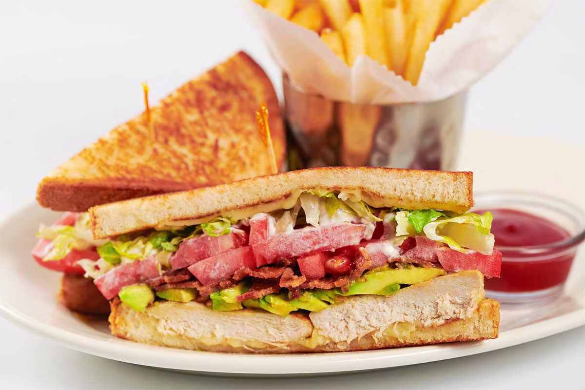 <p>Grilled Chicken and Avocado Club</p>