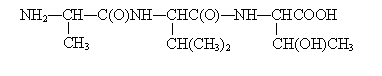 <p><span>Ignoring stereochemistry, how many different tripeptides may exist that contain the same three amino acids as the molecule shown below?</span></p><p><strong>A. </strong>1</p><p><strong>B. </strong>3</p><p><strong>C. </strong>6</p><p><strong>D. </strong>9</p>