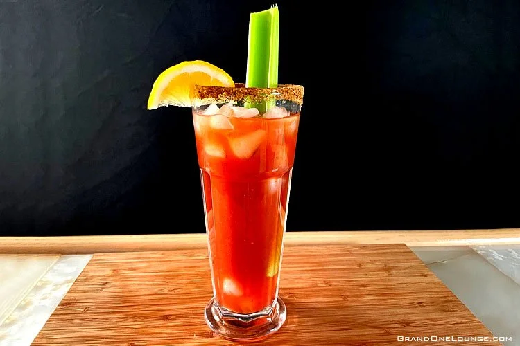 <p>2 squirts tabasco</p><p>2 squirts worcestershire</p><p>1 ½ vodka</p><p>tomato juice</p><p></p><p>caesar glass</p>