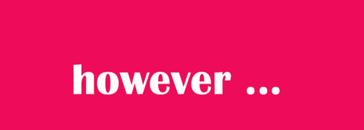 <p>however</p>