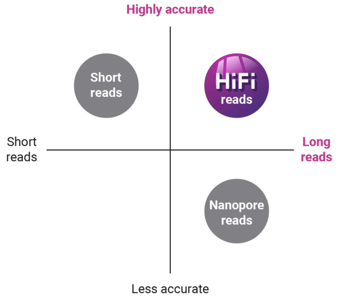 <ul><li><p>Long reads allow you to readily assemble complete genomes and sequence full-length transcripts</p></li><li><p>High accuracy provides over 99.99% accurate sequencing results</p></li><li><p>Uniform coverage enables sequencing through regions inaccessible to other technologies</p></li><li><p>Single-molecule resolution lets you capture sequence data with over 99% single-molecule accuracy</p></li><li><p>Epigenetics that can be explored through direct detection of base modifications during sequencing</p></li></ul><p></p>