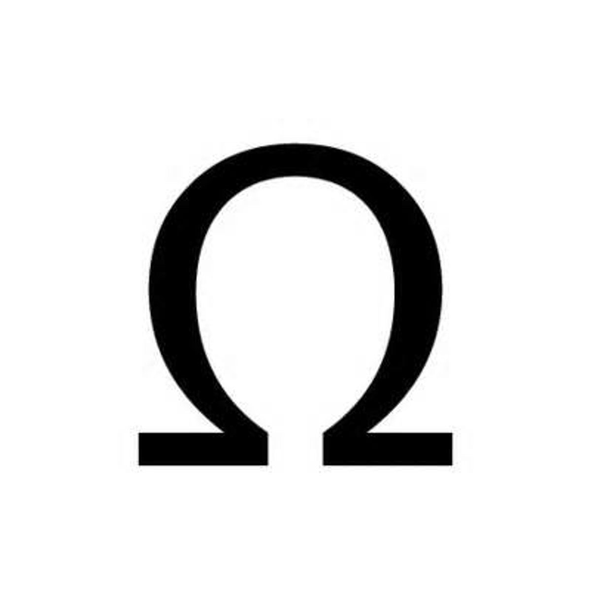 <p>The unit used for Resistance, expressed as the Greek letter omega</p>