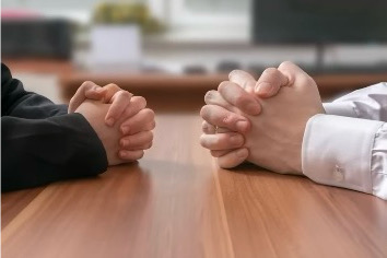 <p>The man is a skilled negotiator; he convinced the vendor to give him a fair price."</p>