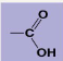 <ol><li><p>Called carboxylic acids or organic acids</p></li><li><p>Properties</p><ol><li><p>Acts as an acid; Can donate a H<sup>+ </sup>because the covalent bond between oxygen and hydrogen is so polar</p></li><li><p>Found in cells in the ionized form with a charge of 1-, which is called a carboxylate ion</p></li></ol></li></ol><p></p>