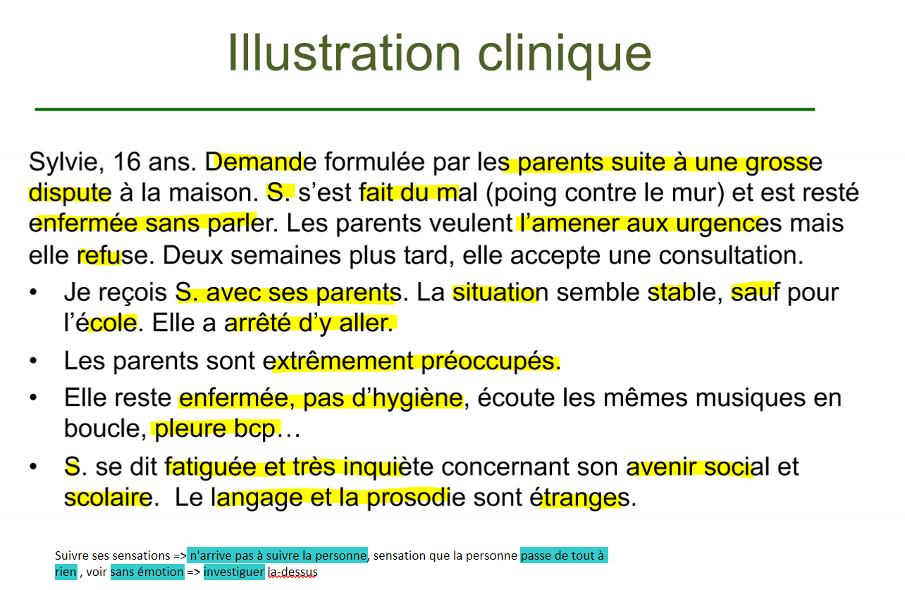 <p>plus école => éloignement sociale, dispute, rejet aide parent, manque hygiène, pleurs, fatigue, inquétude avenir, langage désorganis, émotion passe tout au rien</p>