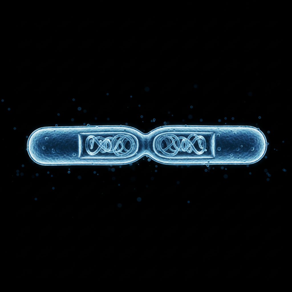 <p>A method of asexual reproduction where one cell divides into two new cells.</p>