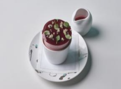 <p>Souffle Glacé Aux Framboises </p>