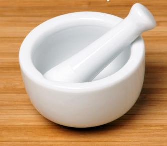 <p>Mortar and pestle</p>