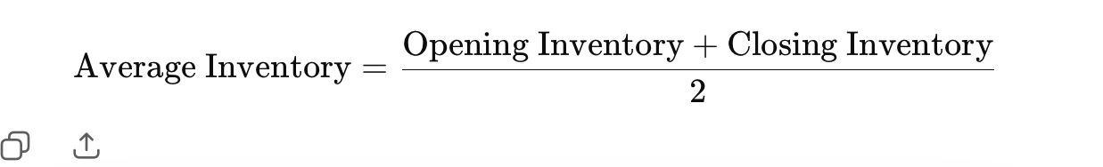 <p>Typical amount of stock a business will have </p>