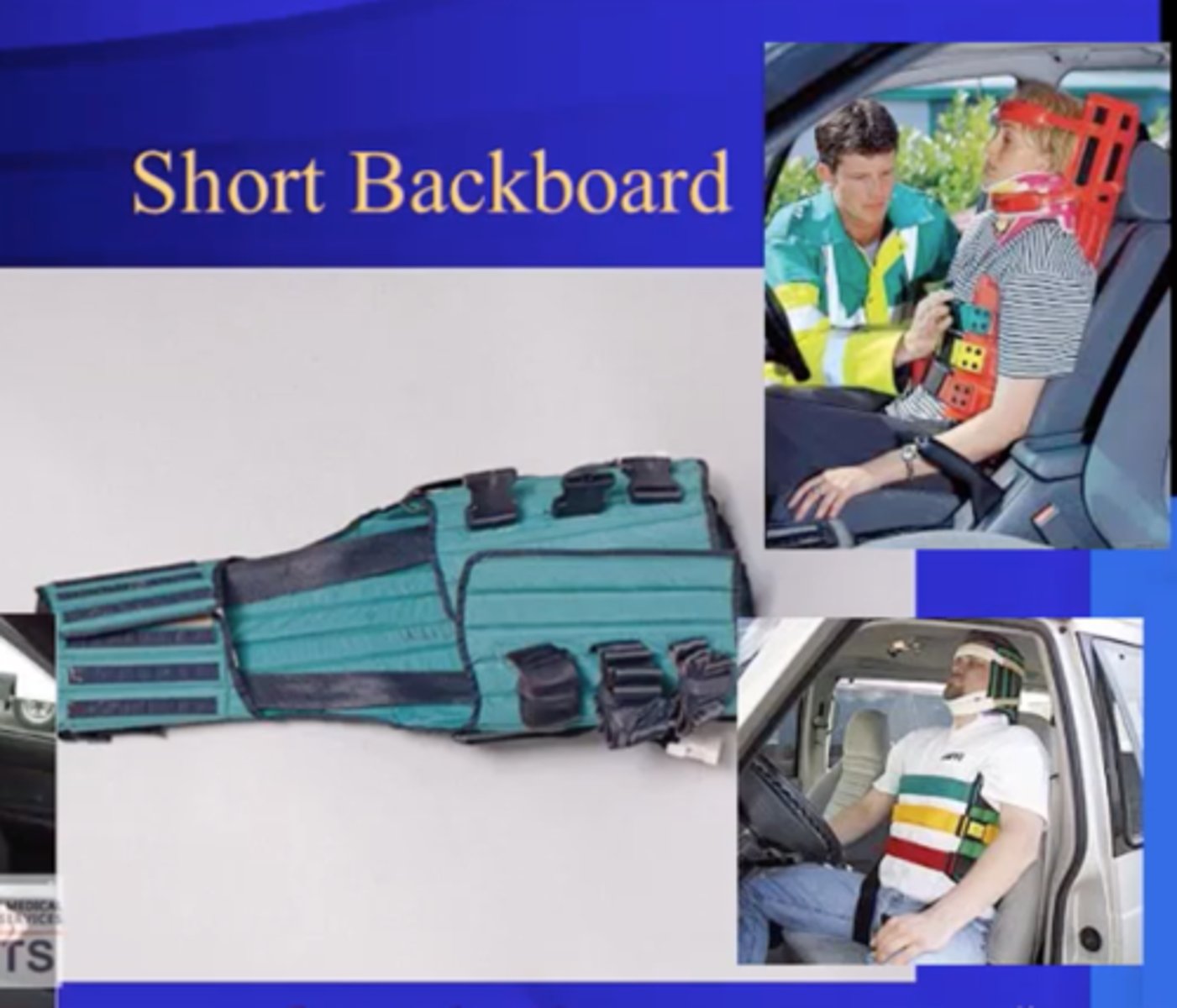 <p>Also known as a KED (Kendric's Extrication Devise)</p><p>-Used on stable spinal patients found in the seated position.</p><p>-If the patient is unstable do not use it.</p>