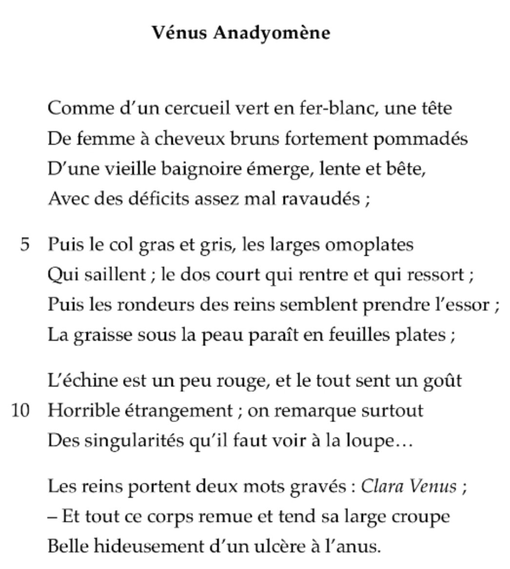 <p>Venus Anadyomène - extrait + problématique et mvts</p>