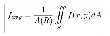 <p>Where A(R) is the area of the base region (Video 19 of Calc 3 Playlist)</p>