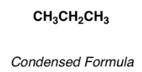 <p>CH<sub>3</sub>CH<sub>2</sub>CH<sub>3</sub></p>