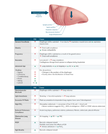 <p>these conditions reduce outward expansion or reduce lung compliance, FRC reduced= increased zone 3, alveolar recruitment act to restore FRC by reducing zone 2</p>