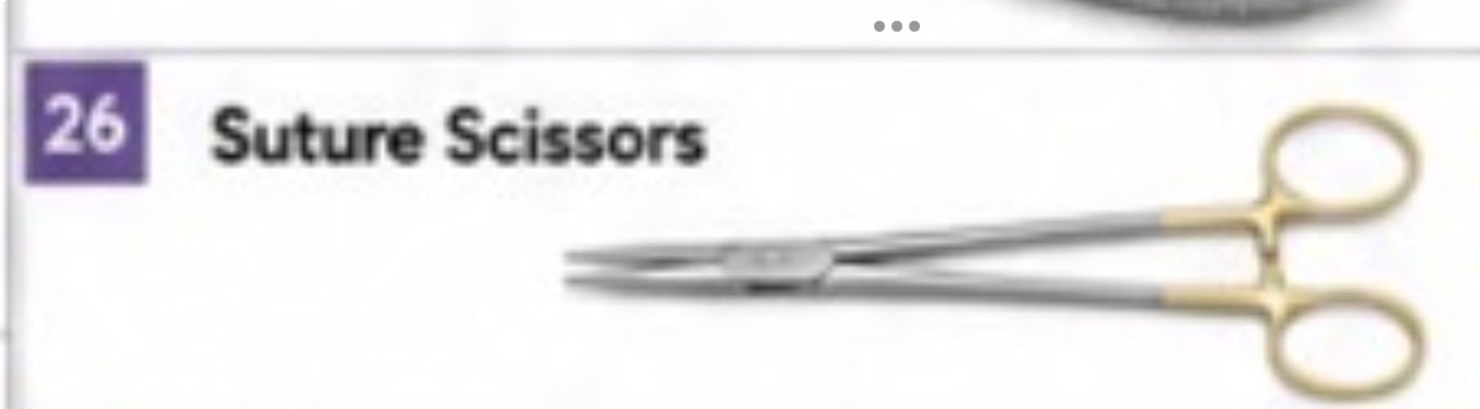 <p>Suture Scissors</p>