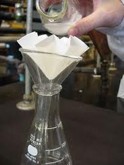 <p>A way to remove solid pieces from liquic</p>