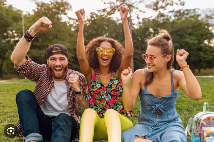 <p>재미있다 (feeling)</p>