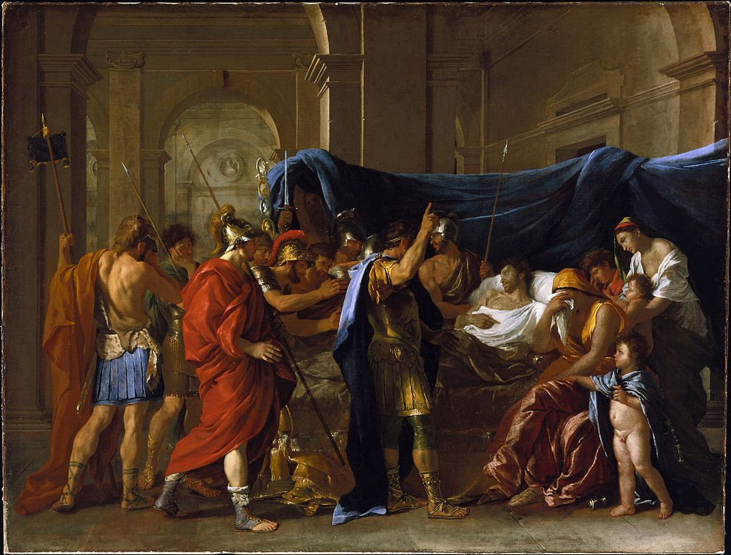 <p><span>Nicolas Poussin: </span><em>Germanicus halála</em><span>, Minneapolis Institute of Arts. </span></p>