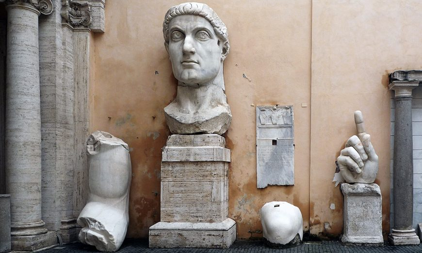 <p>colossus of constantine </p>